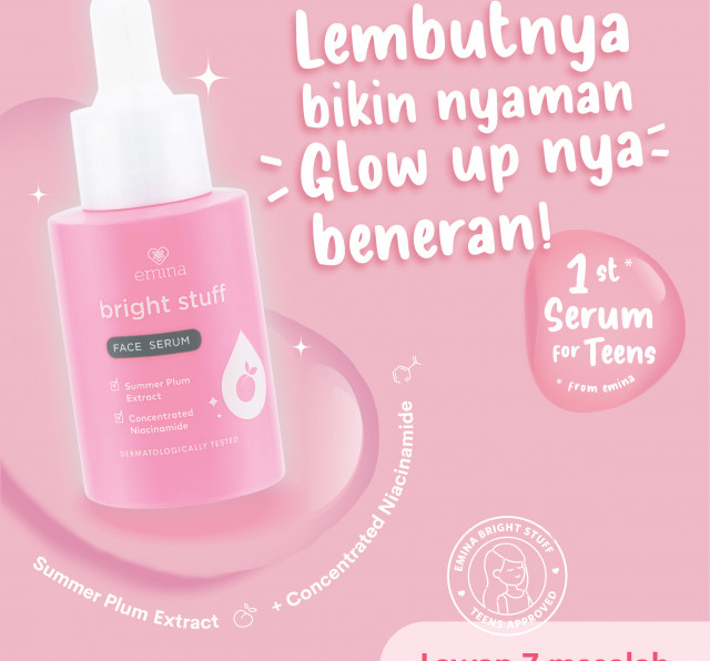 Enchanting Bright Face with Skincare Emina Bright Stuff